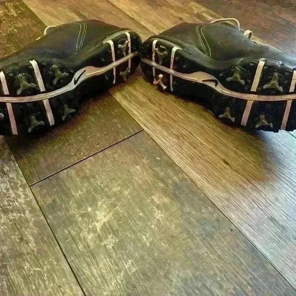 NIKE air men’s black golf shoes size 10.5w wide - Picture 5 of 6